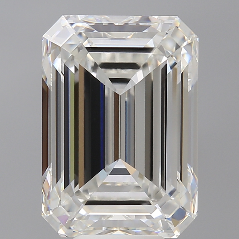 Emerald cut 8.91ct F VS1
