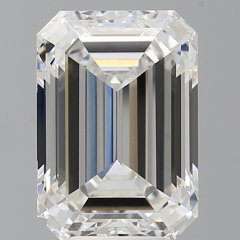 Emerald cut 7.02ct F VVS2