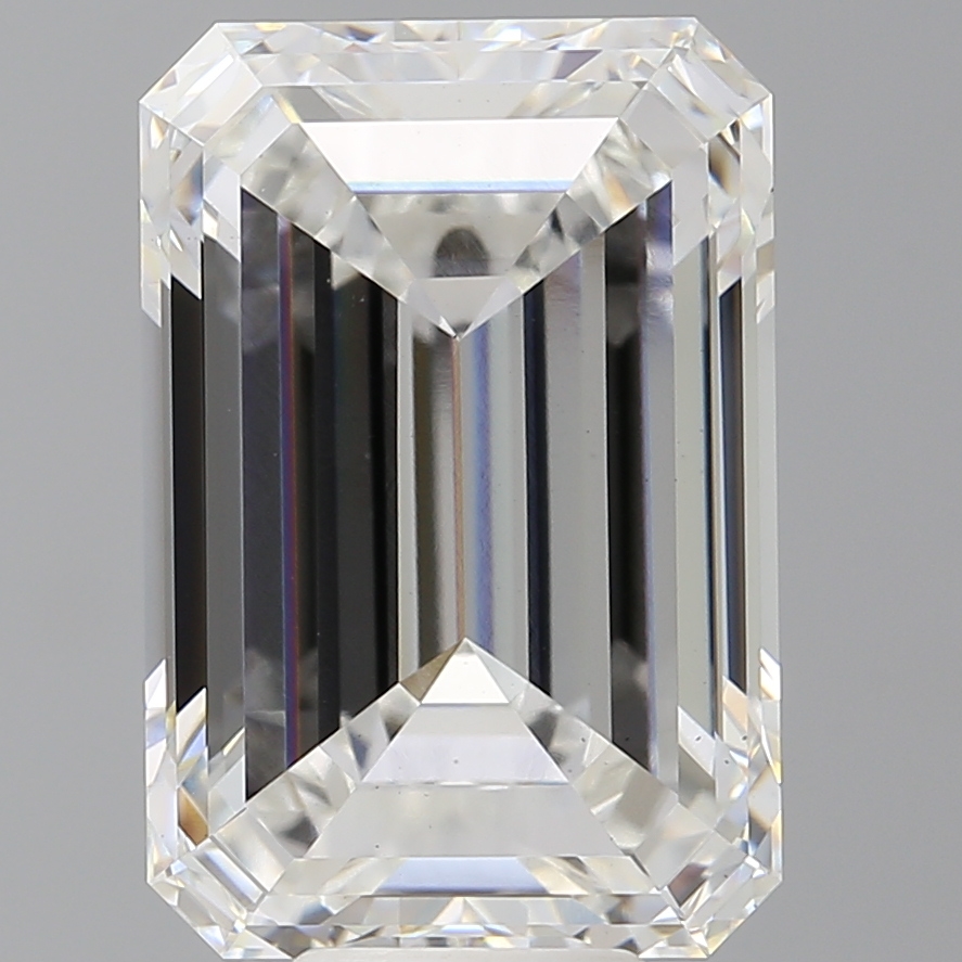 Emerald cut 10.6ct F VS1