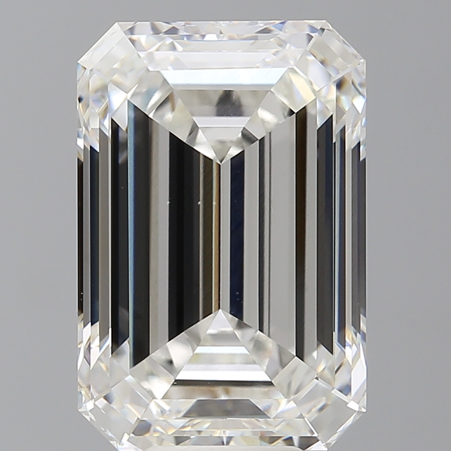 Emerald cut 10.6ct F VS1