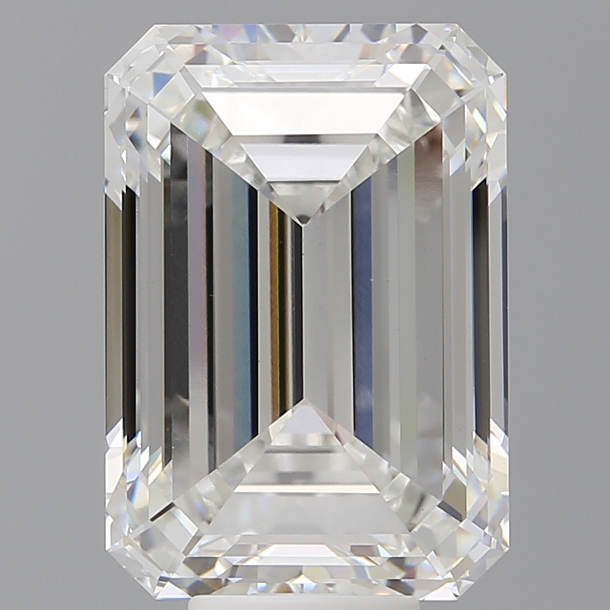 Emerald cut 10.6ct F VS1
