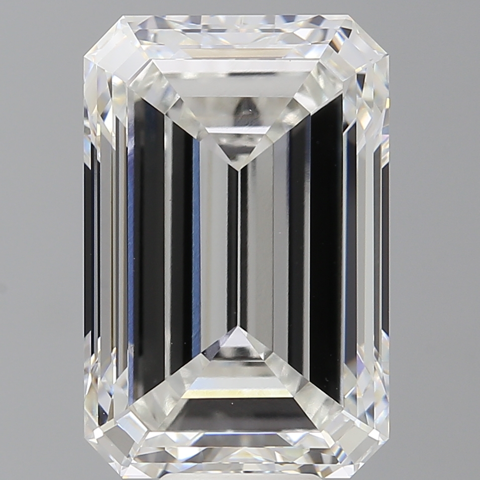 Emerald cut 12.5ct F VVS2