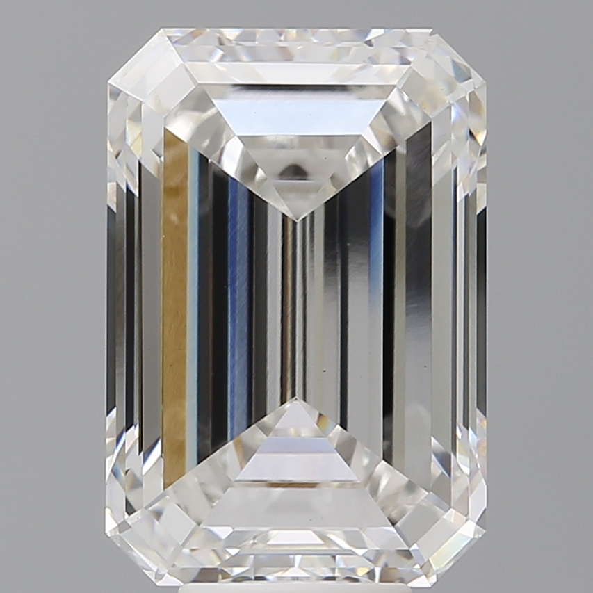 Emerald cut 8.91ct F VVS2