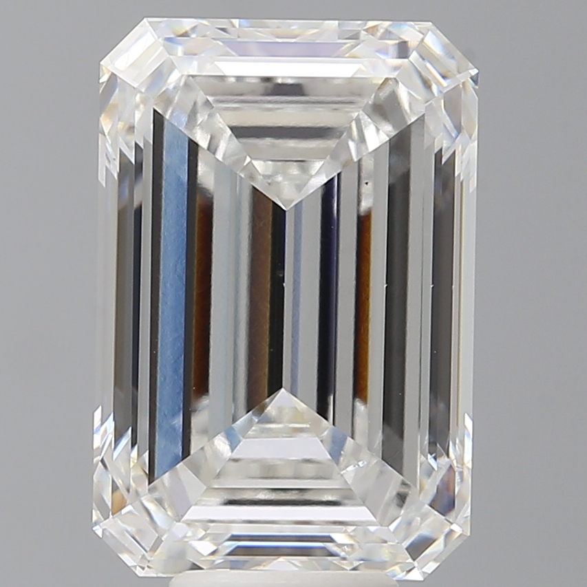 Emerald cut 8.50ct F VS2