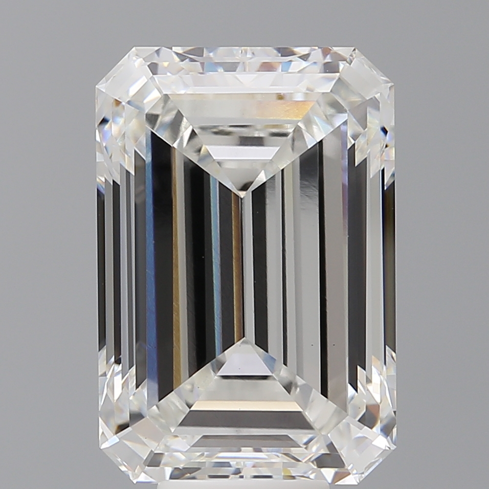Emerald cut 10.5ct F VS1