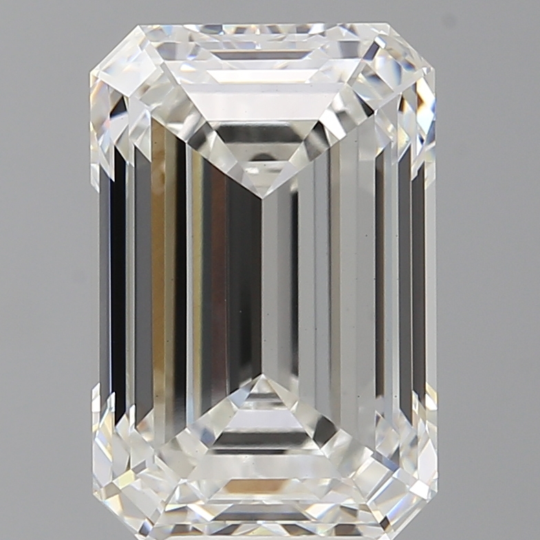 Emerald cut 7.10ct F VS1