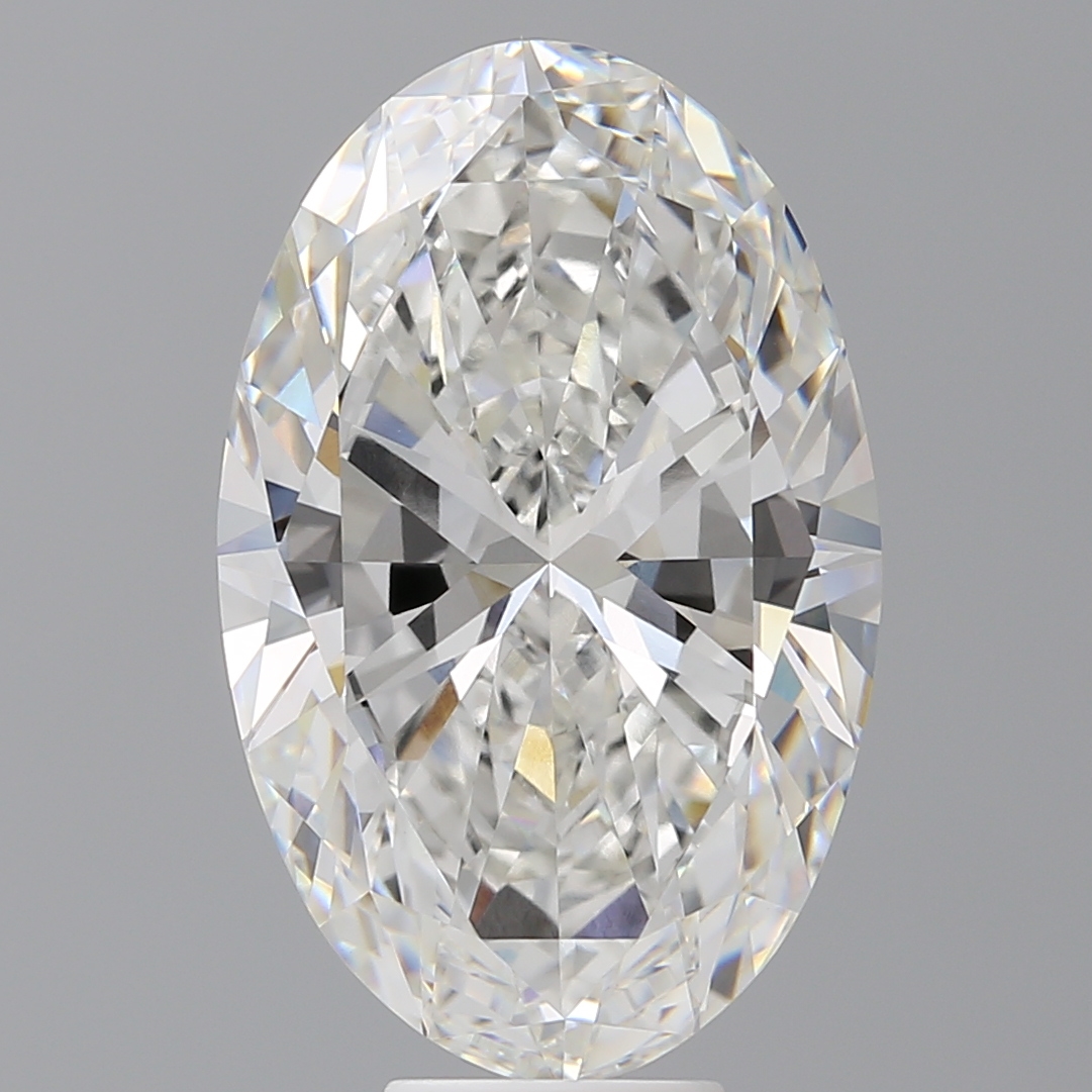 Oval 9.51ct F VVS1