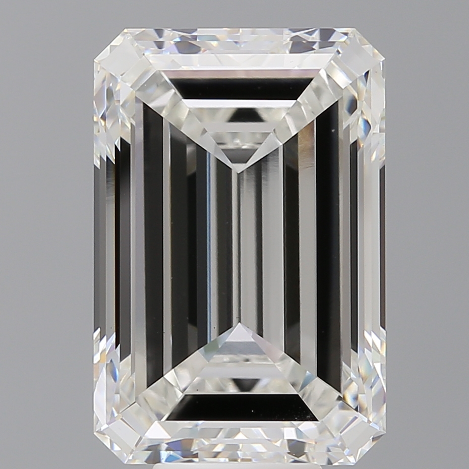 Emerald cut 11ct F VVS2