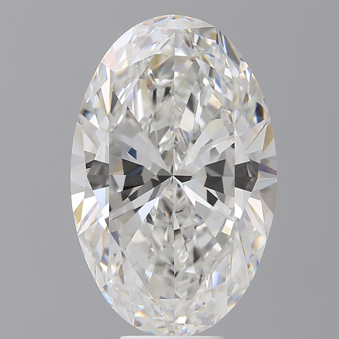 Oval 9.83ct E VVS2