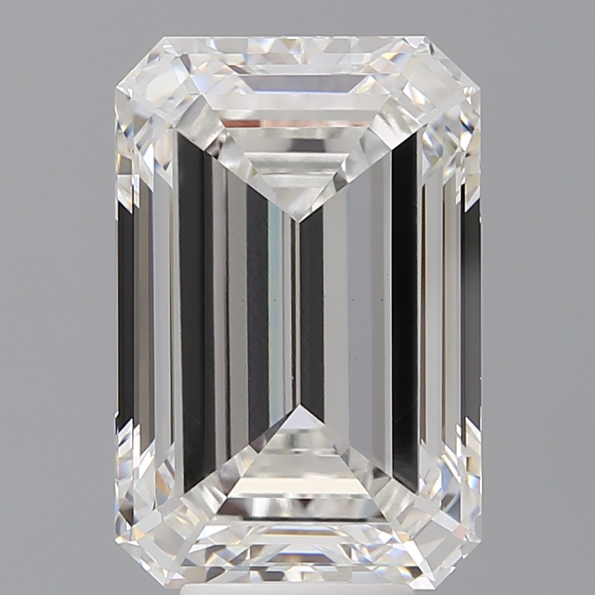 Emerald cut 8.04ct F VS1