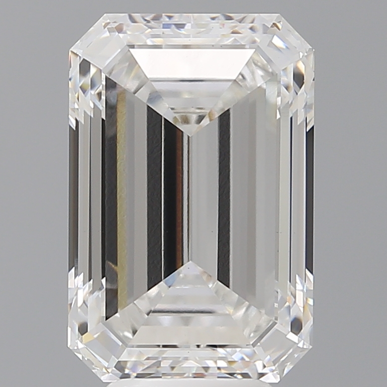 Emerald cut 6.50ct E VS1
