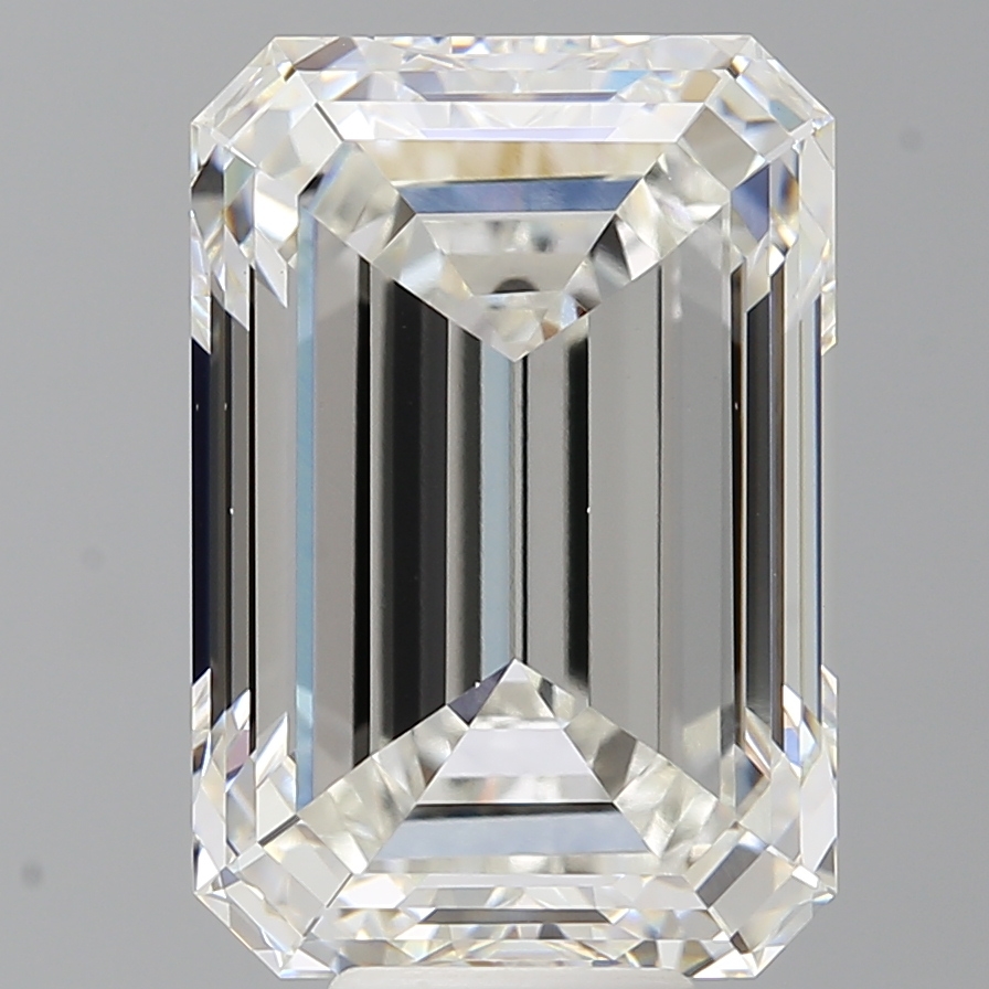 Emerald cut 10.6ct F VS1