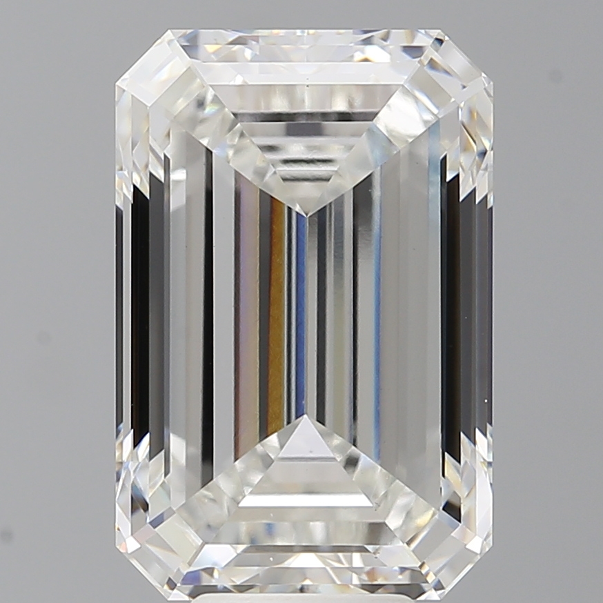 Emerald cut 8.99ct F VS1