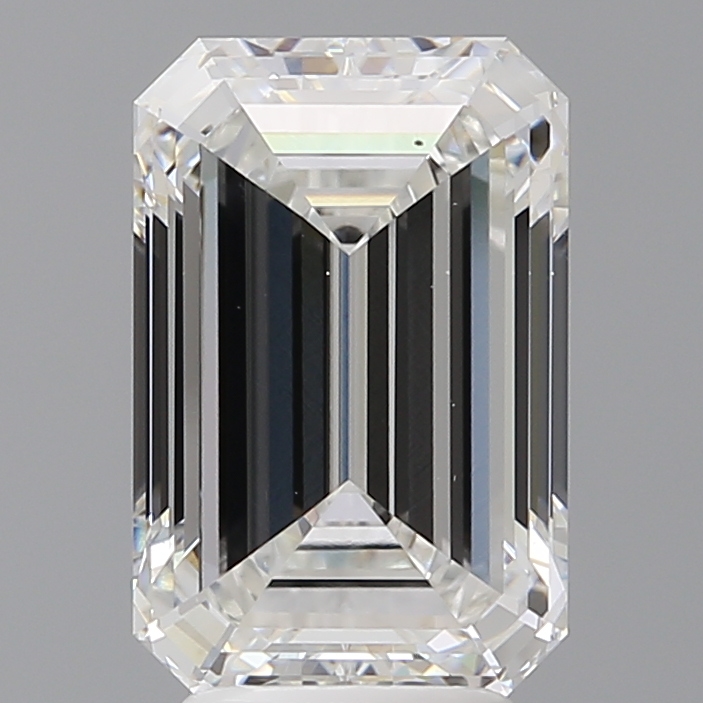 Emerald cut 4.50ct F VS2