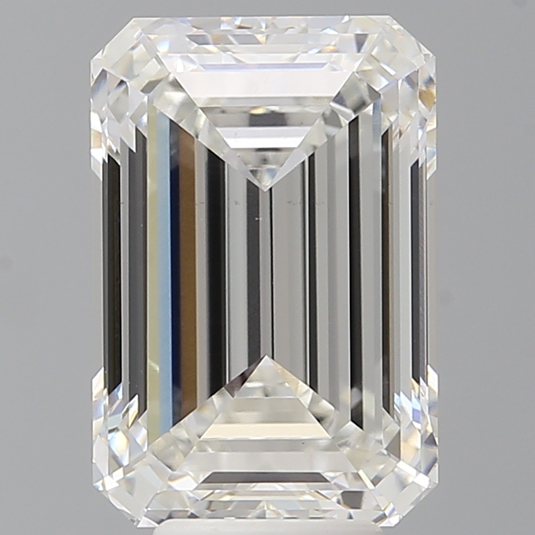 Emerald cut 6.53ct F VS1