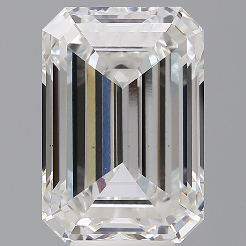 Emerald cut 7.51ct E VS1