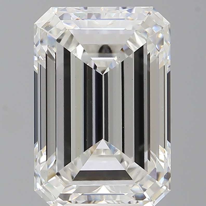 Emerald cut 7.57ct G VS1