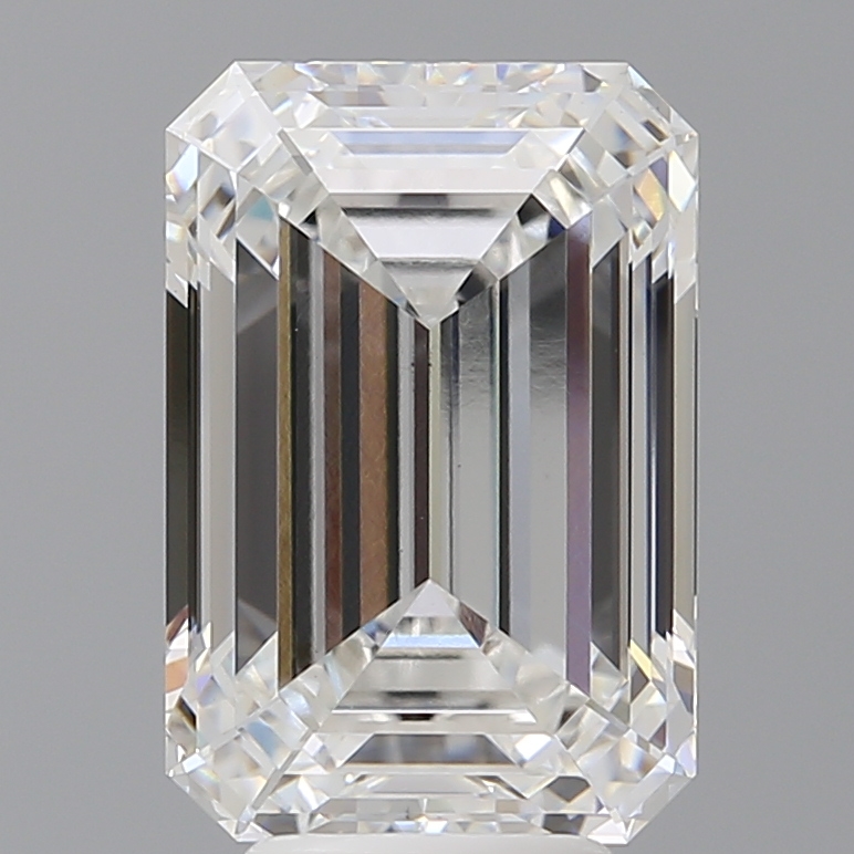 Emerald cut 6.07ct E VS1
