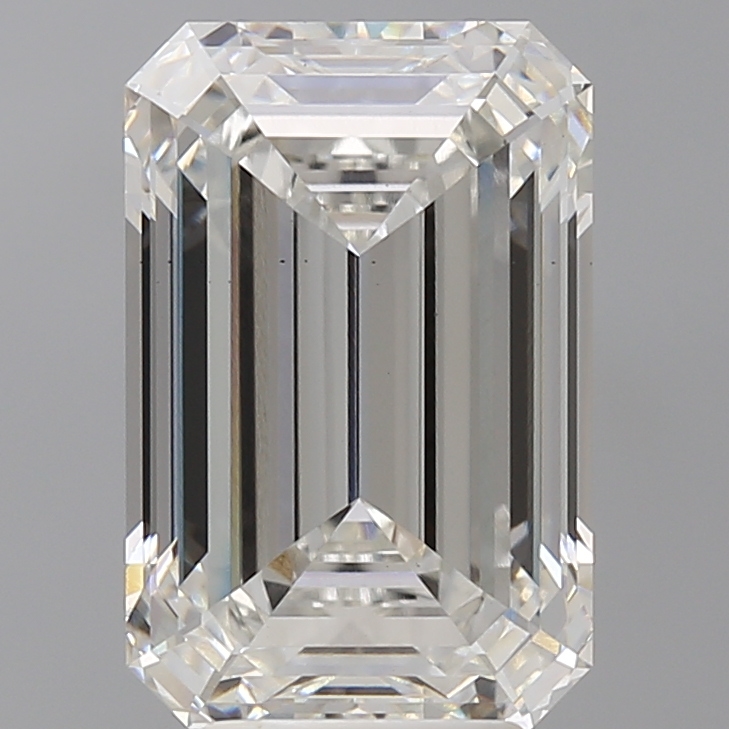 Emerald cut 5.56ct F VS1