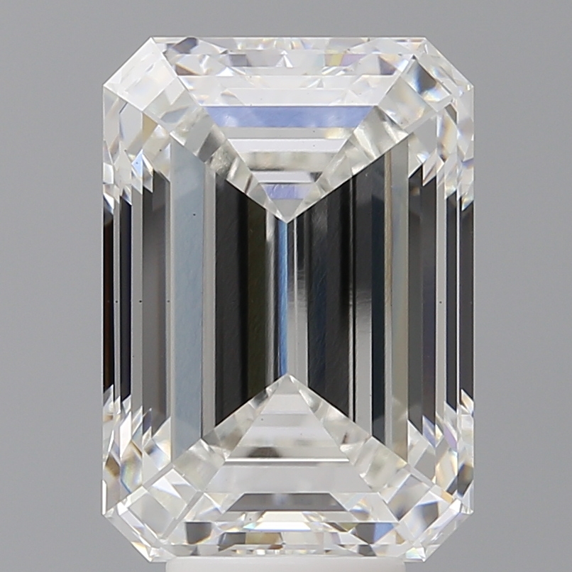Emerald cut 7.52ct F VS1
