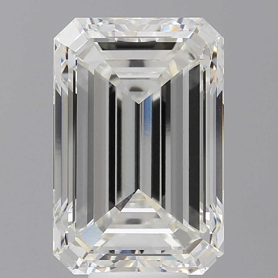 Emerald cut 10.5ct F VS1