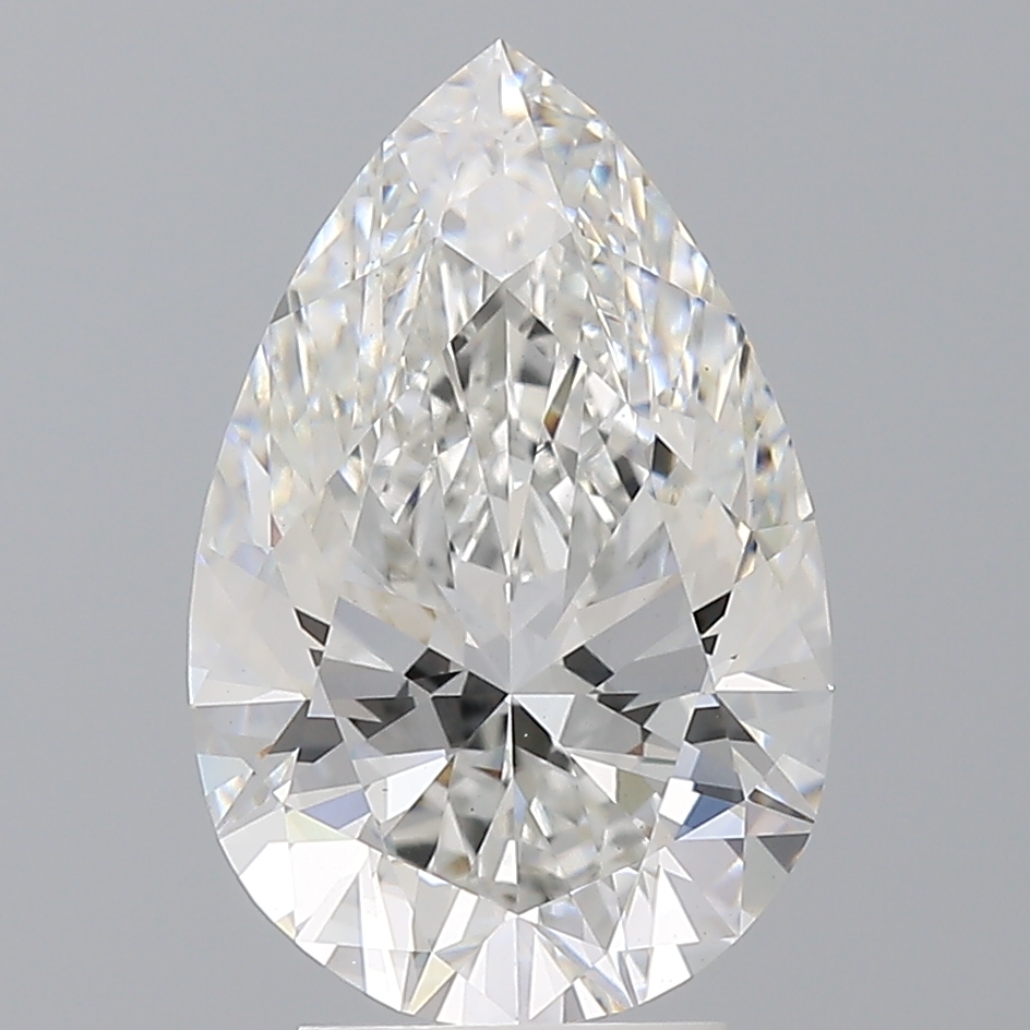 Pear 4.06ct F VS1