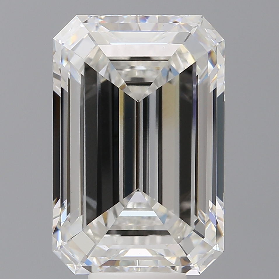 Emerald cut 11.1ct F VVS2