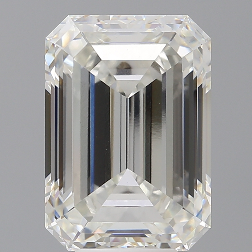 Emerald cut 8.09ct G VVS2