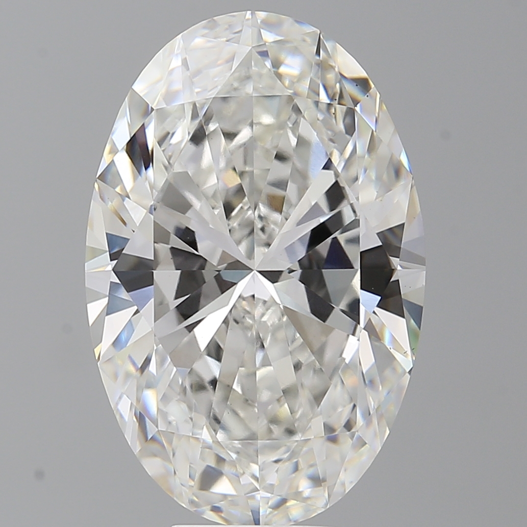 Oval 9.59ct F VS1