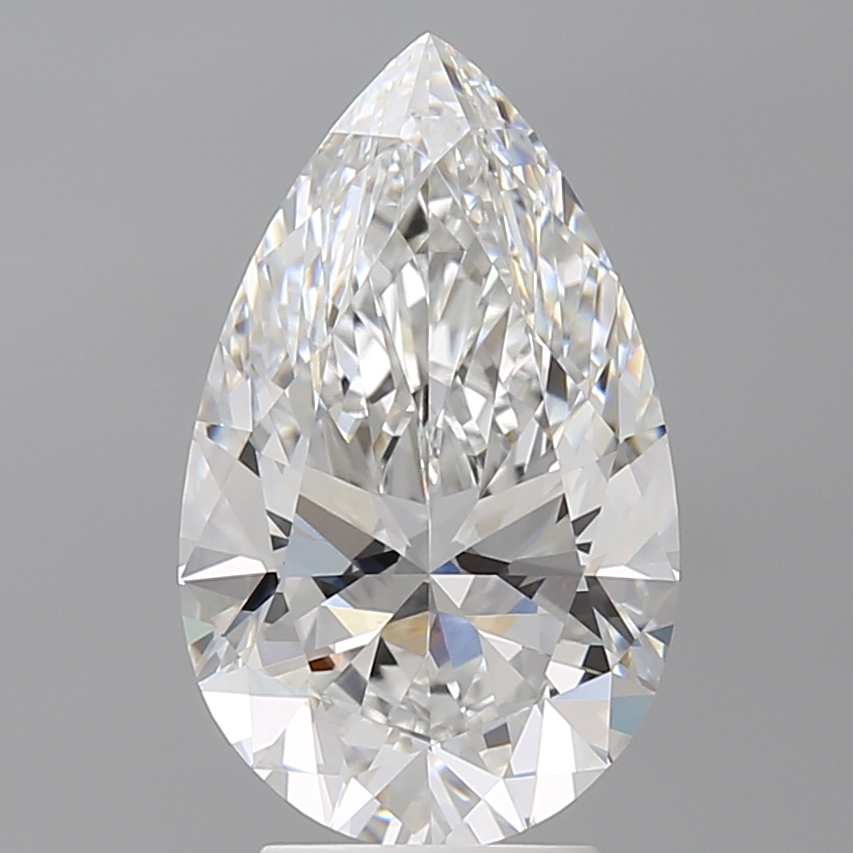 Pear 4.10ct E VVS2