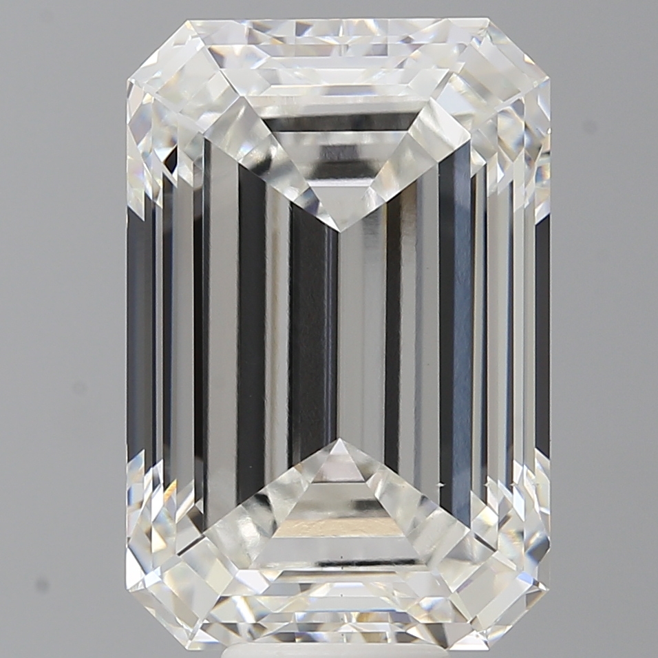 Emerald cut 12.6ct F VS1