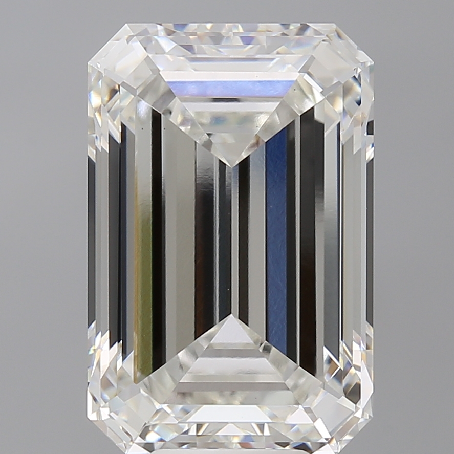 Emerald cut 9.52ct G VS1