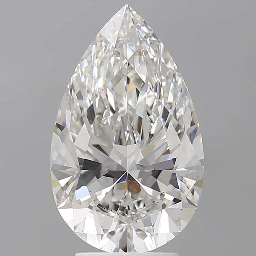 Pear 4.08ct F VS2