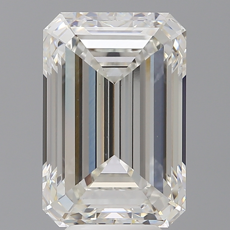 Emerald cut 6.48ct G VS1