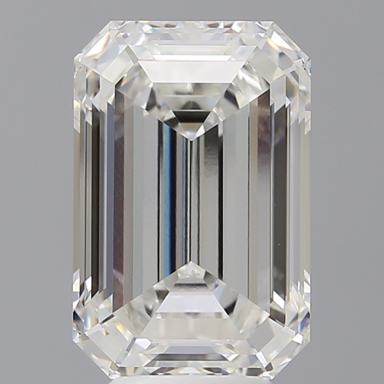 Emerald cut 6.10ct F VVS2