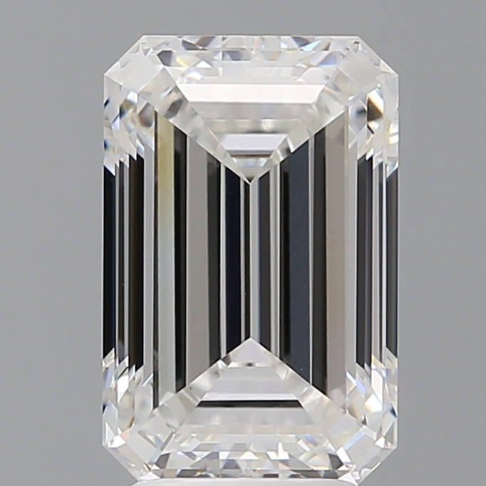 Emerald cut 4.07ct F VVS2