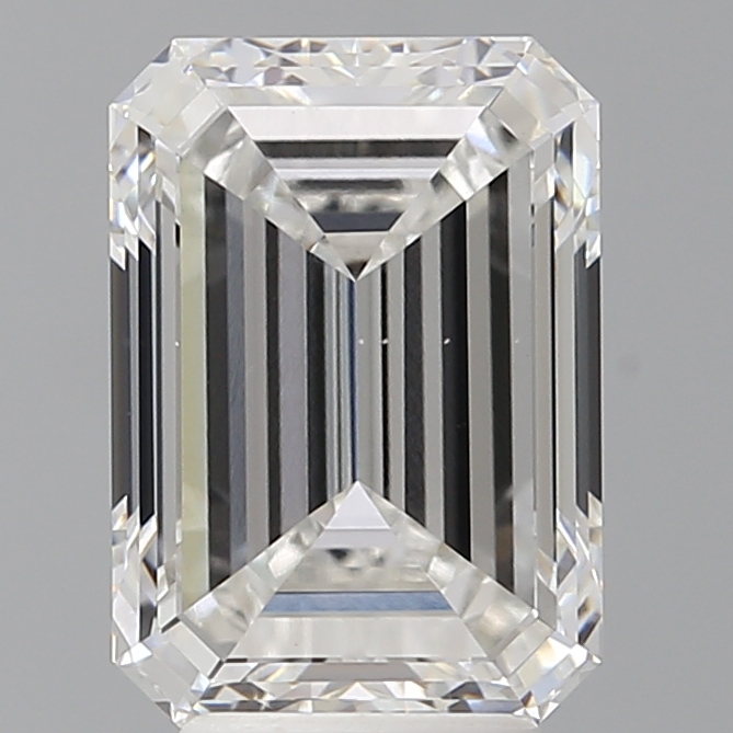 Emerald cut 4.41ct F VS1