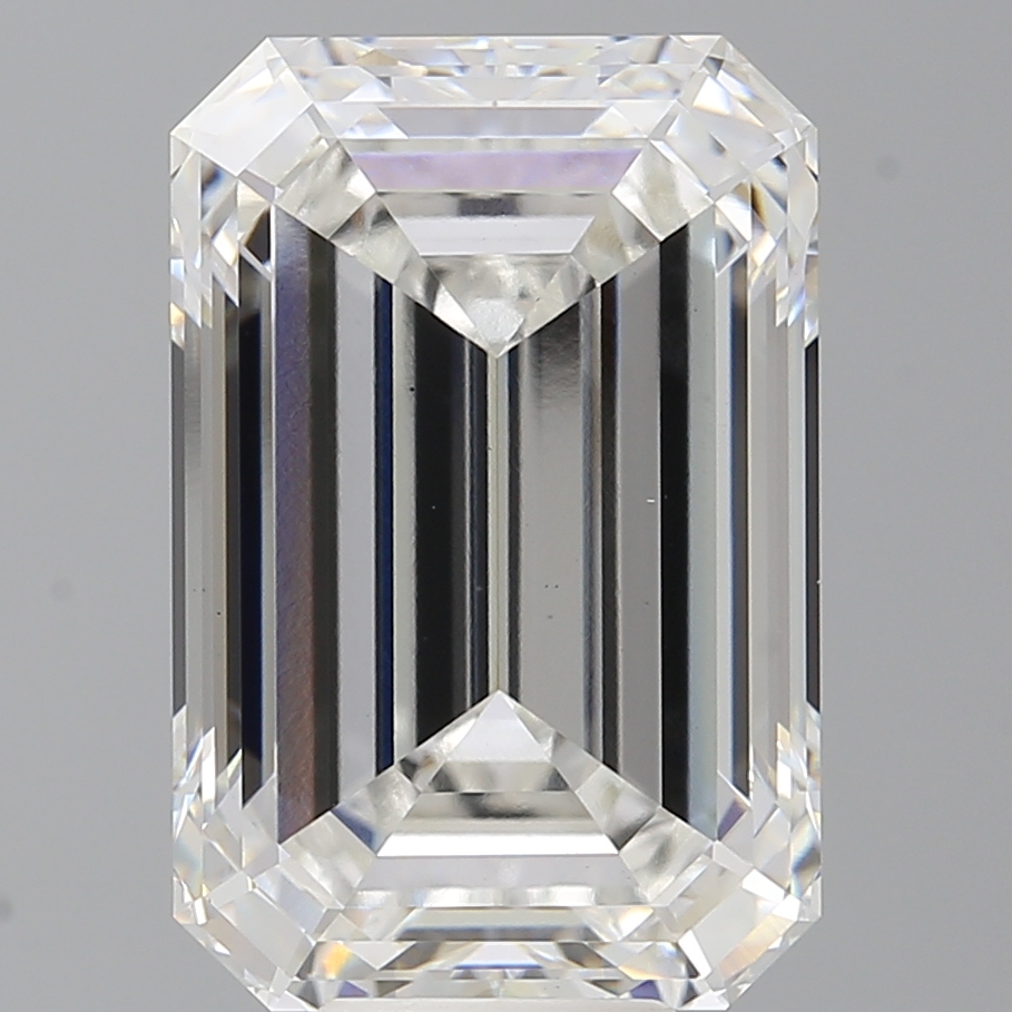 Emerald cut 10.6ct F VS1
