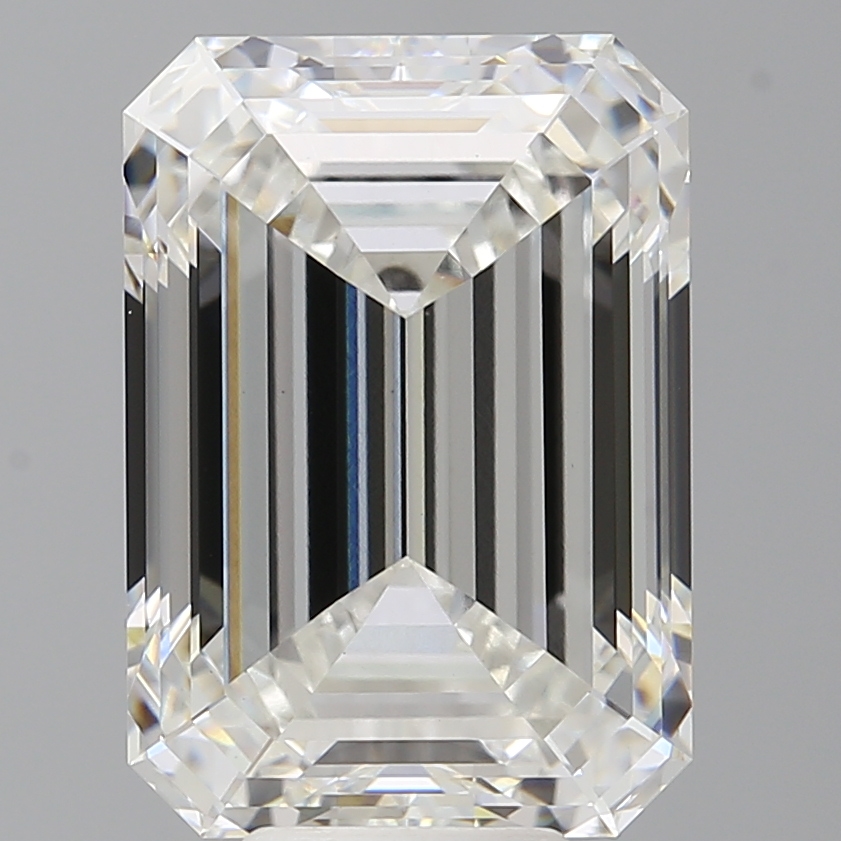 Emerald cut 9.05ct G VVS2