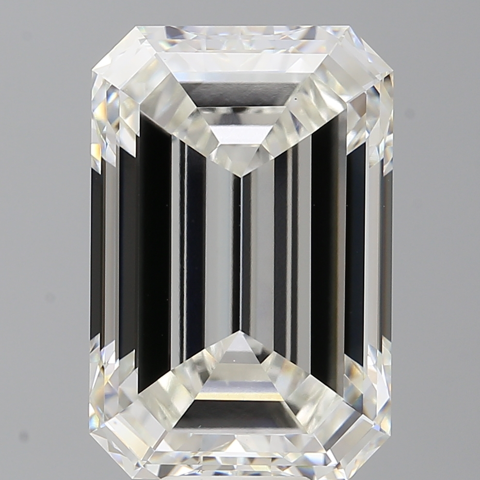 Emerald cut 12.6ct G VS1