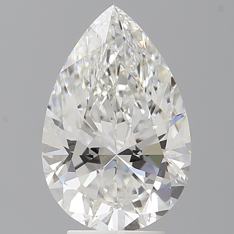 Pear 4.04ct F VVS2