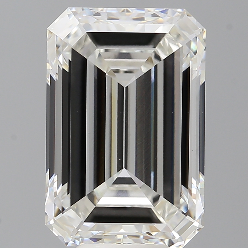 Emerald cut 8.54ct G VVS2