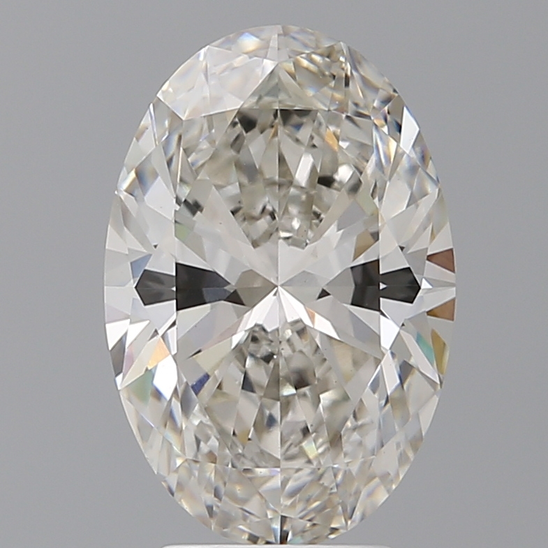 Oval 4.09ct H VVS2