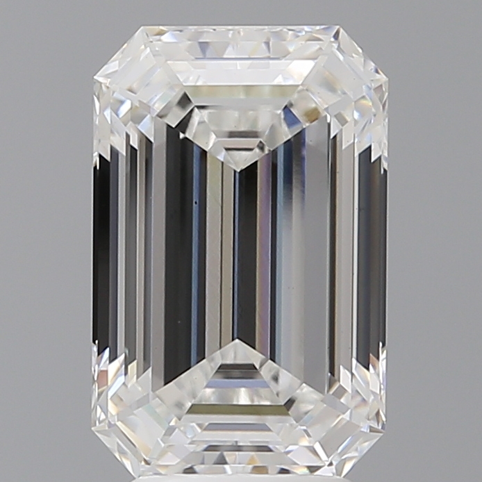Emerald cut 4.10ct E VS1