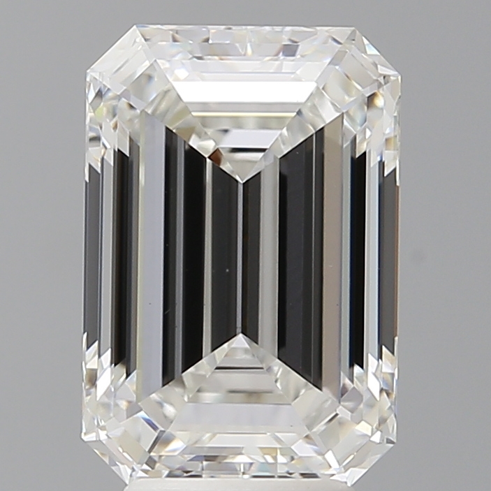 Emerald cut 4.60ct F VVS2