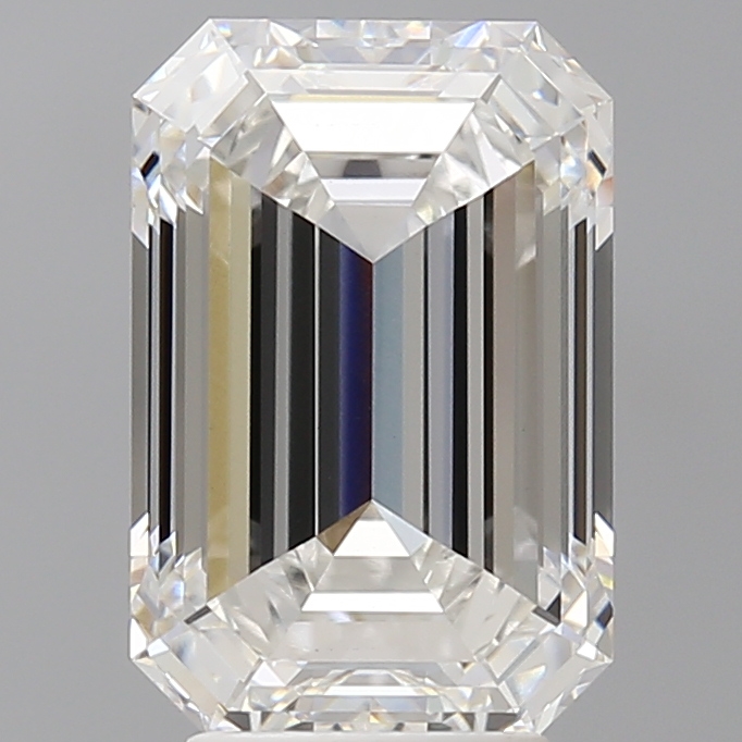 Emerald cut 4.60ct E VVS2