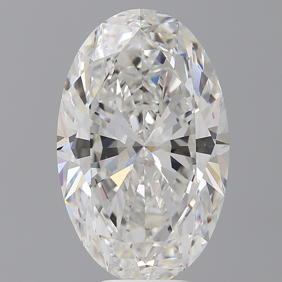 Oval 7.09ct F VS2