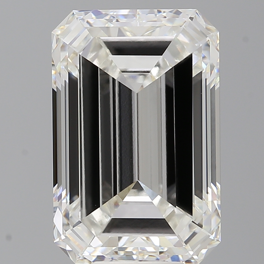 Emerald cut 10.1ct G VVS2